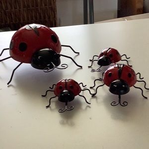 Outdoor Wall Art, Ladybugs, New